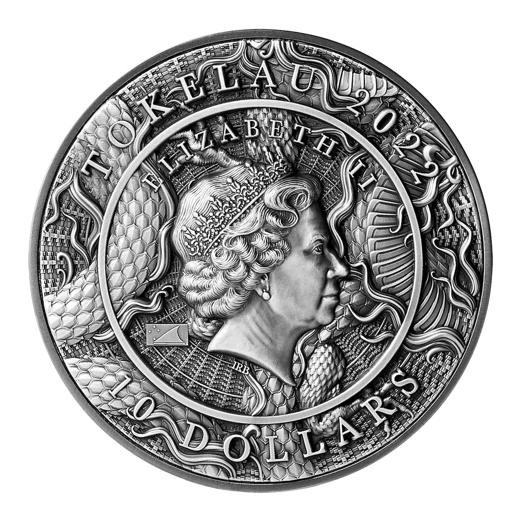 2022 Chinese Dragon & Tiger - 2 oz 999 Fine Silver Collectible Coin
