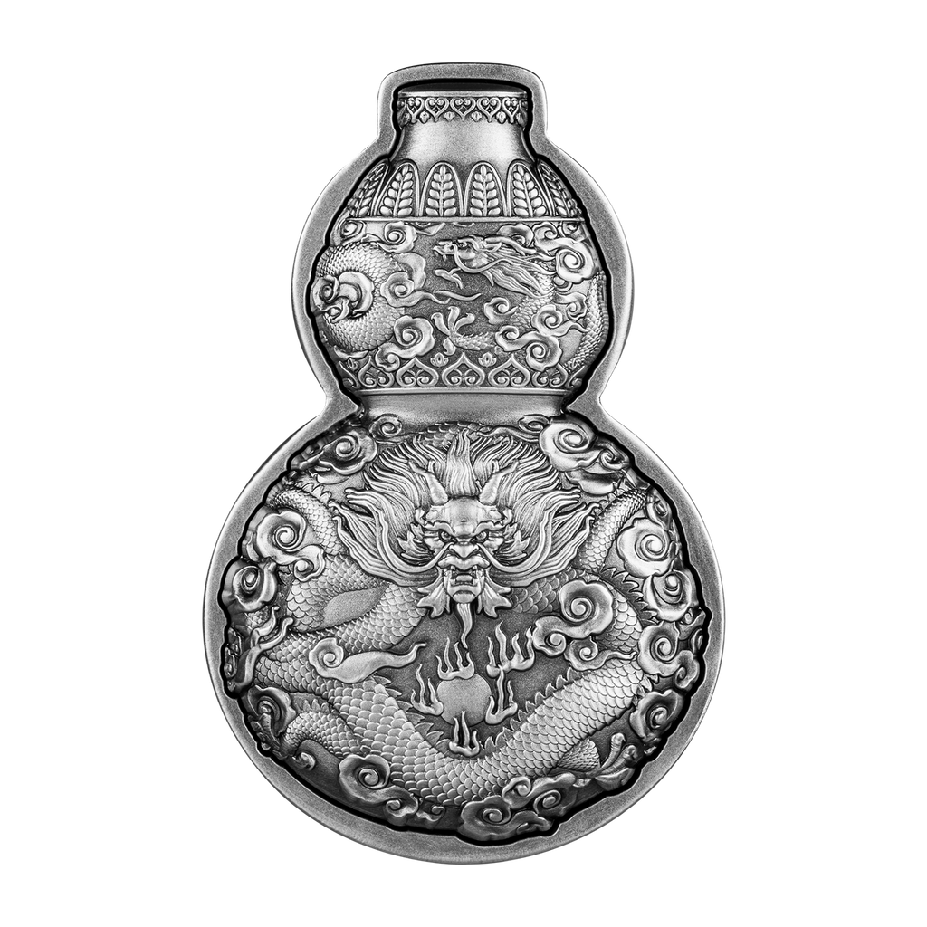 Dragon Hulu Bottle Gourd – 1 oz 999 Fine Silver Coin