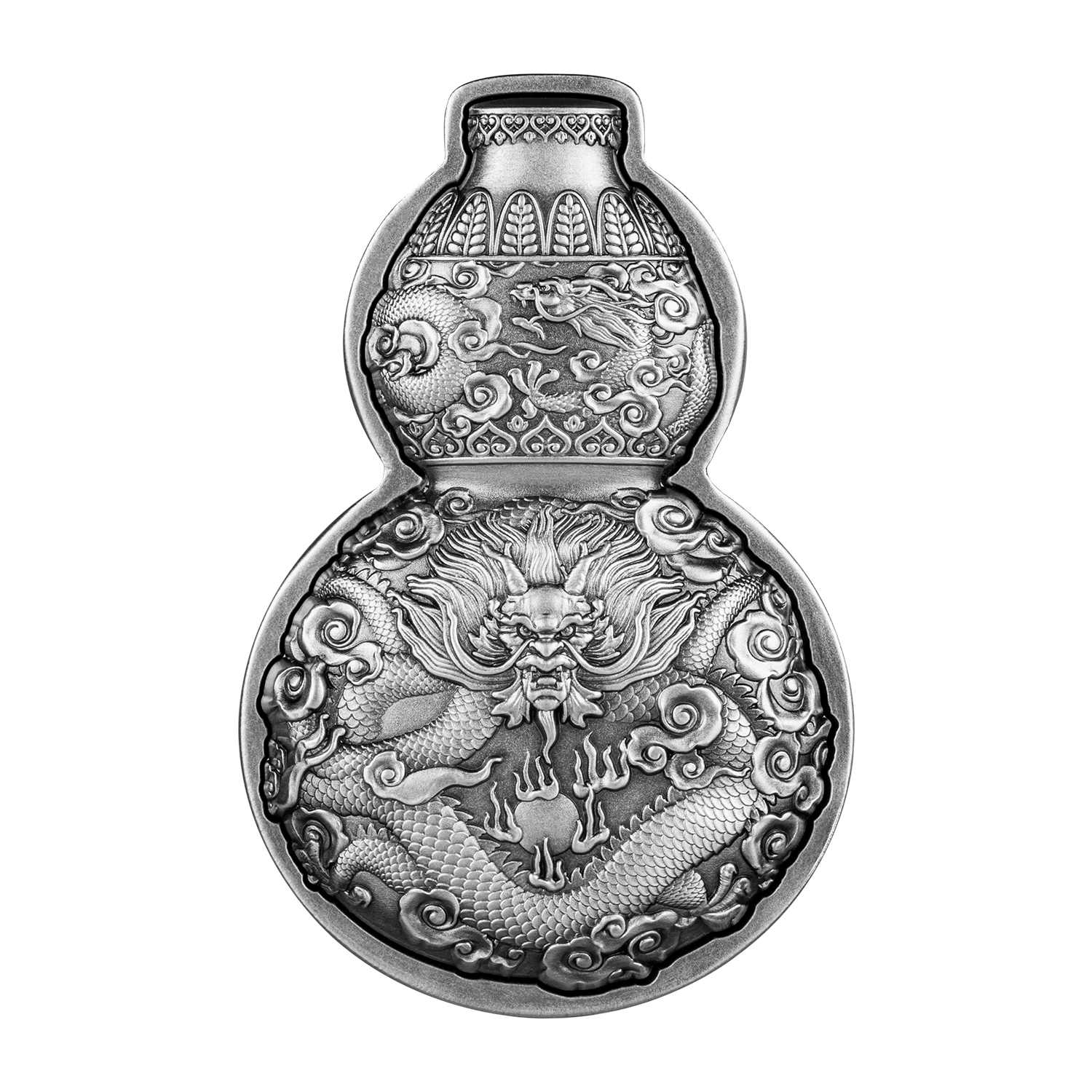 Dragon Hulu Bottle Gourd – 1 oz 999 Fine Silver Coin
