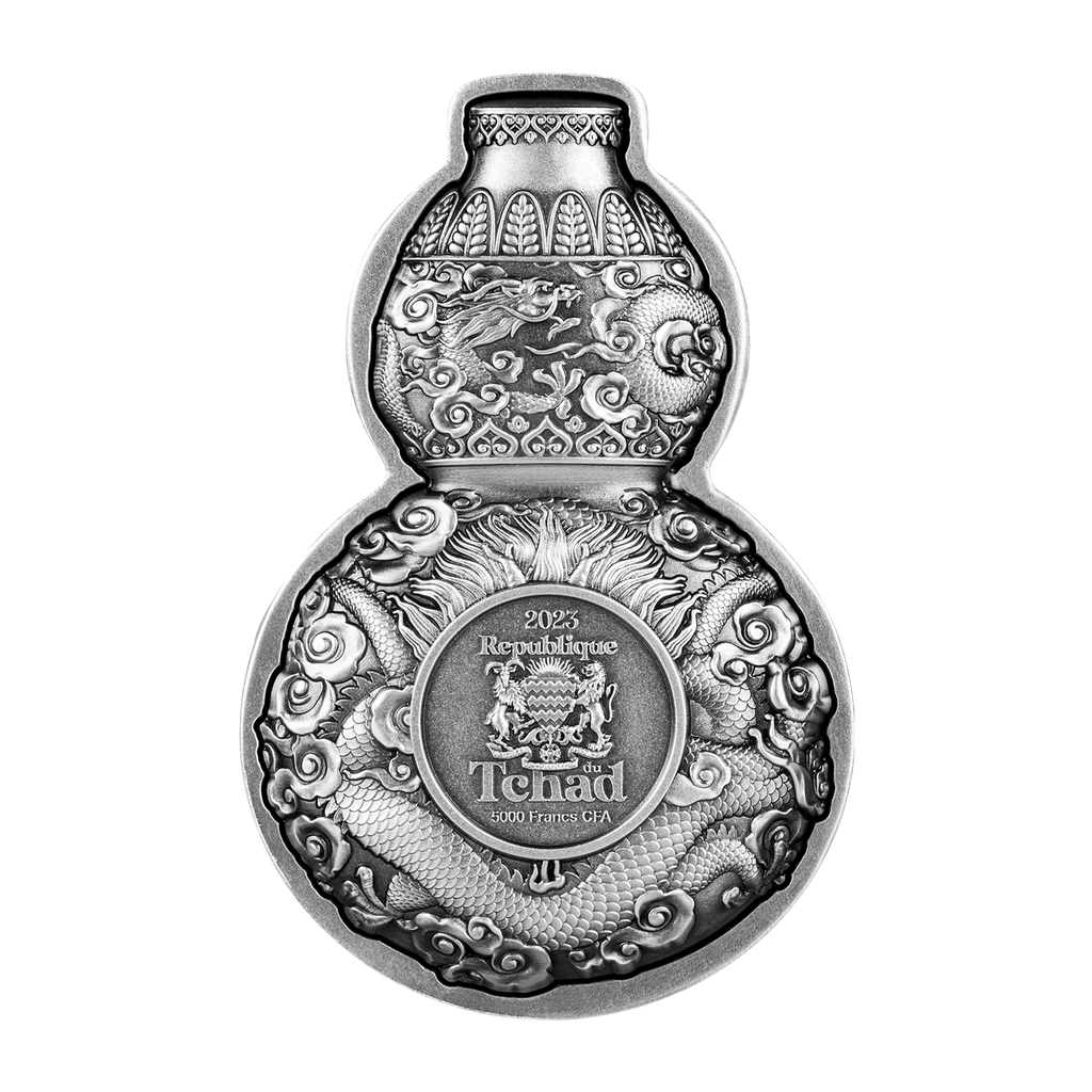 Dragon Hulu Bottle Gourd – 1 oz 999 Fine Silver Coin