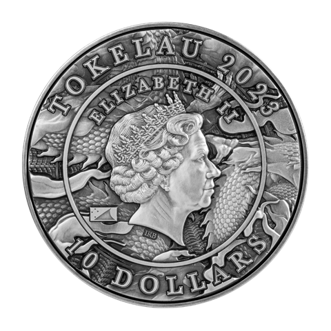 2023 Chinese Dragon & Rabbit - 2 oz 999 Fine Silver Collectible Coin